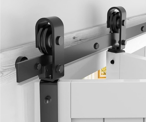Bi-fold Barn Door Track kit ( 2 door/leaf model - 1 metre track ) - Free shipping Australia wide.